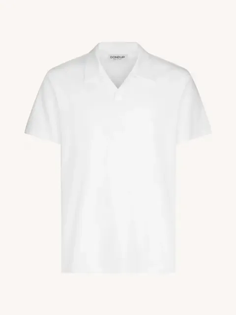 Poloshirt Jersey weiß