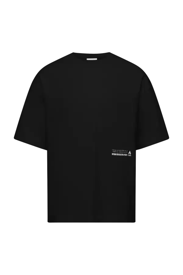 T-Shirt Olyan_Flame schwarz