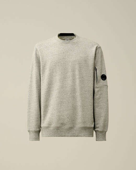 Diagonal Raised Sweatshirt grau meliert