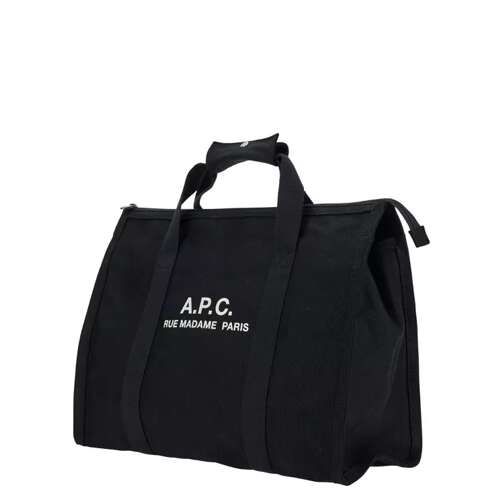 Weekender-Tasche mit Logo-Print schwarz_01