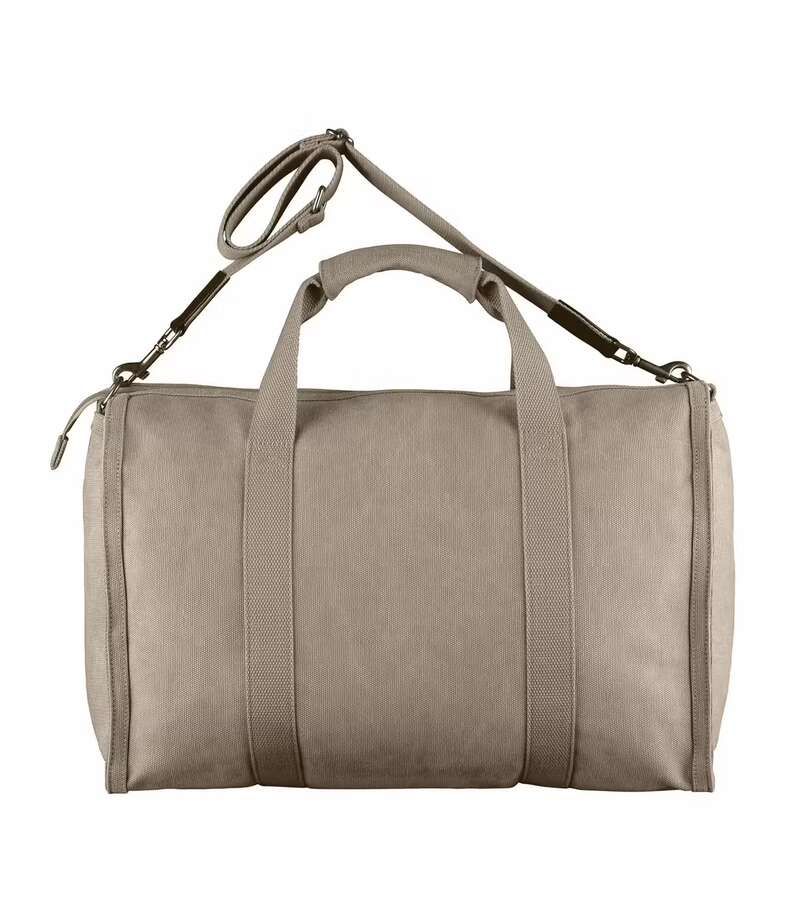 Weekender-Tasche mit Logo-Print khaki_01