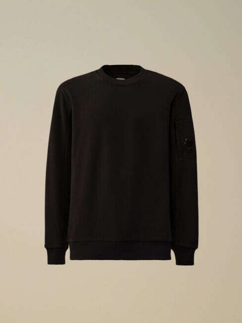 Diagonal Raised Sweatshirt schwarz