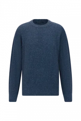 Pullover Rippley blau