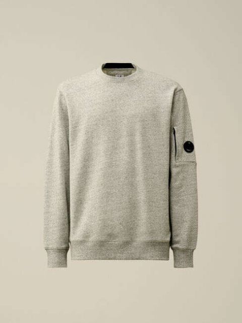 Diagonal Raised Sweatshirt grau meliert